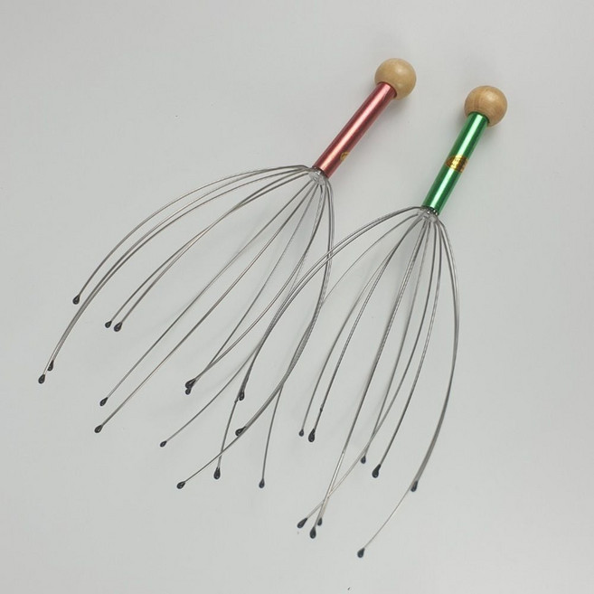 머리 자극 두피 마사지기 빗 브러쉬 K90big4+3bXu