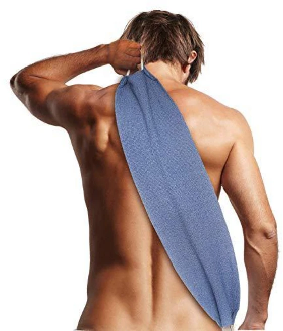 위드홈즈 까슬까슬하고 튼튼한 각질제거 샤워타올, 1개, 1개입, 그레이 - 쿠팡