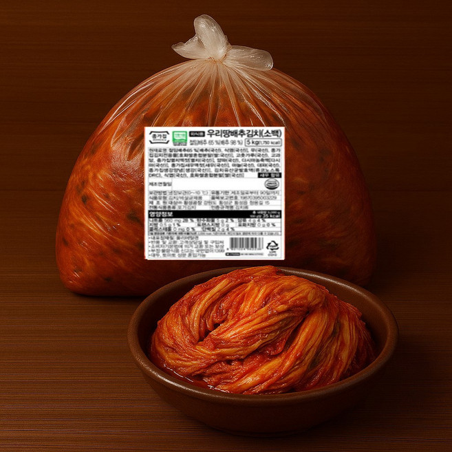 대상 종가 포기김치 소백, 5kg, 1개