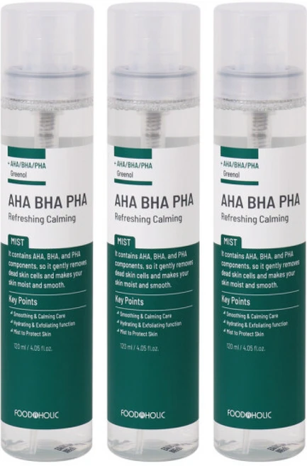 ()아하바하파하 리프레싱 카밍 미스트 /미백 주름개선 수분충전 수부지 미스트, 3개, 120ml - 쿠팡