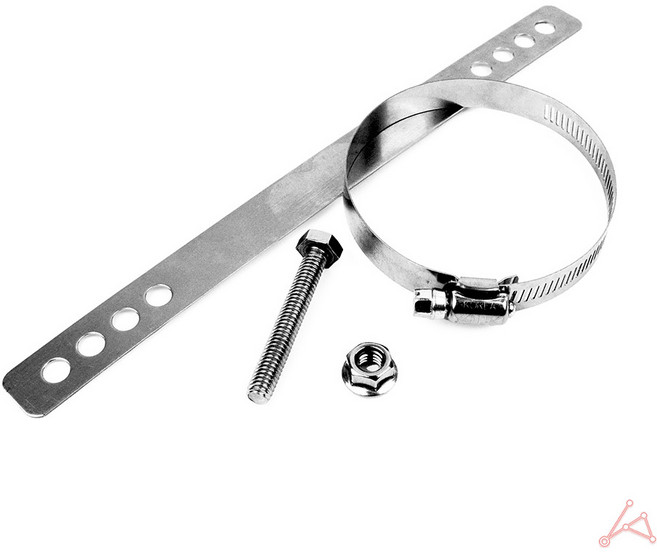 에어컨 실외기 받침대 고정용 스텐밴드 철밴드, 볼트너트세트