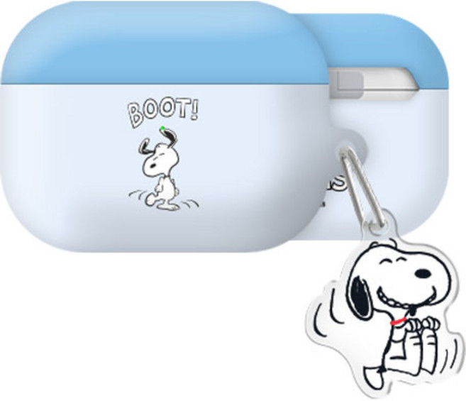 빈티지 스누피 하루 에어팟프로3 하드 케이스 +아크릴키링 세트, 빈티지스누피하루_댄스, AirPods Pro(3세대)