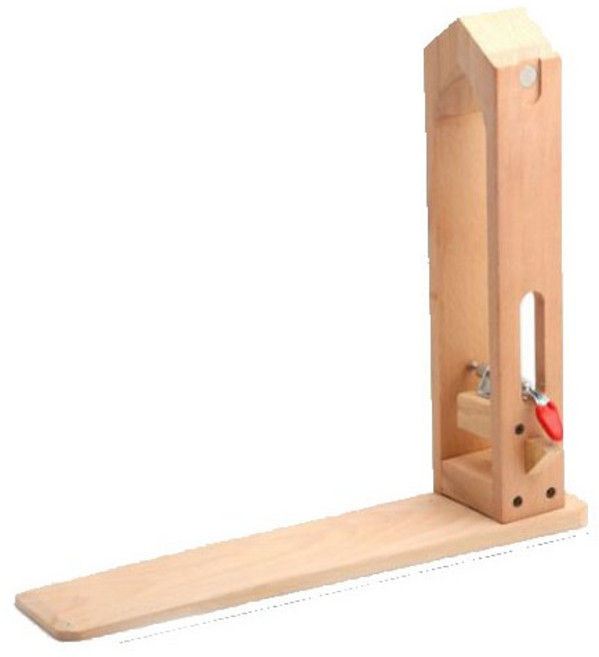 갈색가죽 가죽공예도구 고급형 포니 38cm 높이, 1개