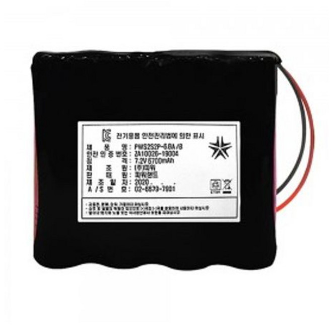 [pp] 제작배터리 18650 2S2P 7.4V 7000mAh 리튬이온 배터리팩, 1개