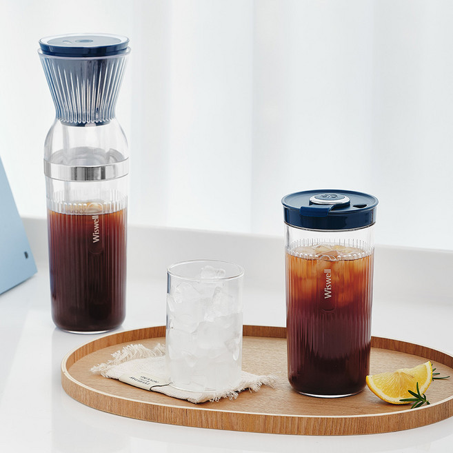 위즈웰 콜드브루메이커 제조기 추출기 무선 12분완성 가정용 휴대용 더치커피기구 워터드립