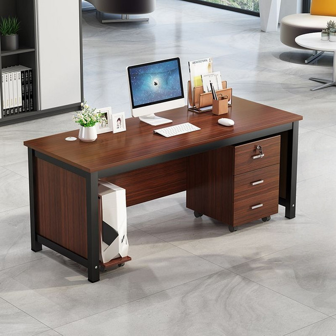 모던 심플 중역 사장님 책상 사무용 오피스 간이 데스크, G03