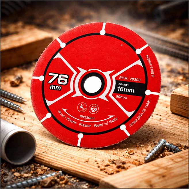 이작툴스 76mm 멀티날 철재 목재 석고보드 플라스틱 한장으로 다잘라 2PCS 80933015(80933013N), 1개