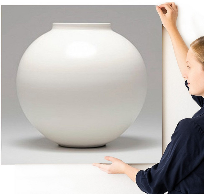 제너럴케이 항아리 그림 돈들어오는 도자기 그림액자, 그레이