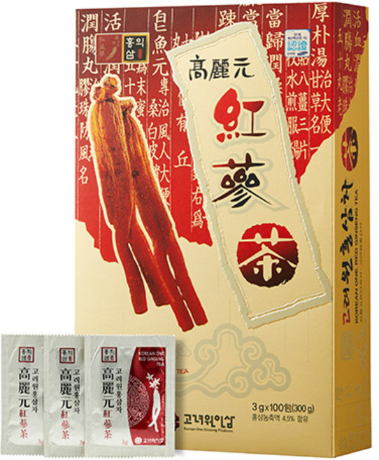 고려원 홍삼차, 3g, 100개입, 1개