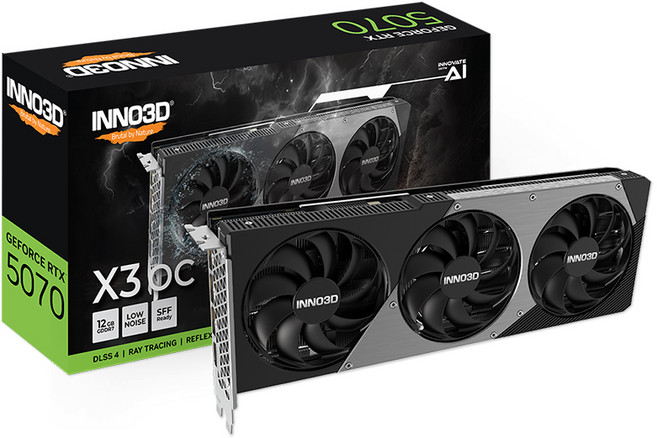 INNO3D 지포스 RTX 5070 D7 12GB X3 OC, INNO3D RTX 5070 OC D7 12GB X3