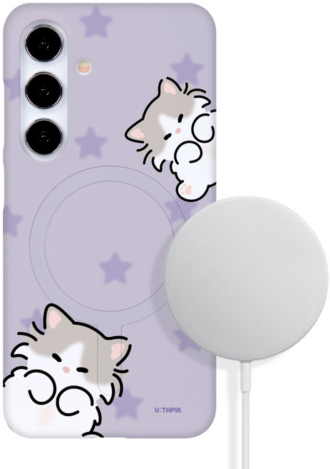 갤럭시S23플러스 전용 S916 디자인 맥세이프 하드 핸드폰 케이스