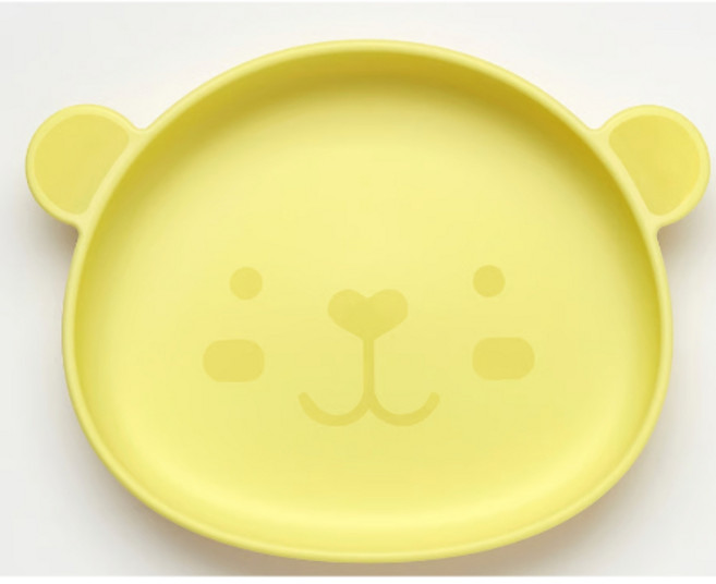 백희네 e04. 이케아 KANONKUL 카농쿨 곰돌이접시 유아식판, 1개