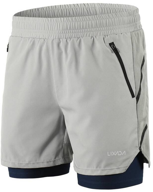 Lixada 남성용 러닝 사이클 반바지 5.08cm 빠른건조 통기성