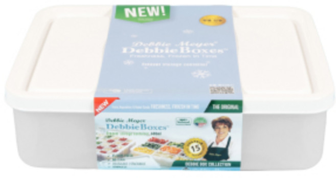 데비마이어 데비박스 모듈 냉동밀폐용기 소분용기 스노우화이트, 반찬 소분 보관용 600ml