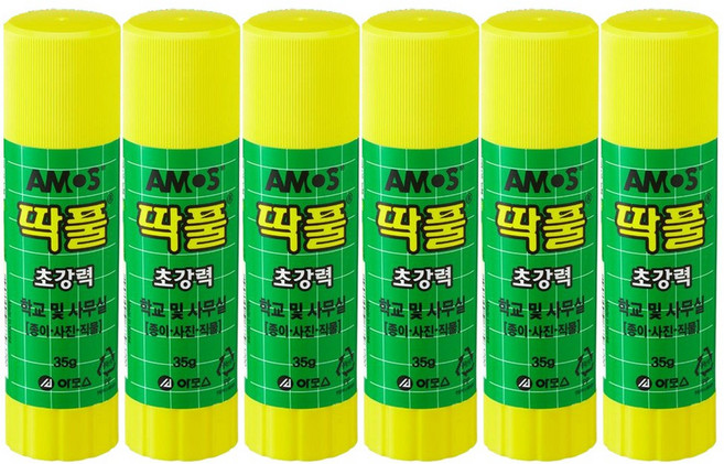 아모스 딱풀 35g 6개입