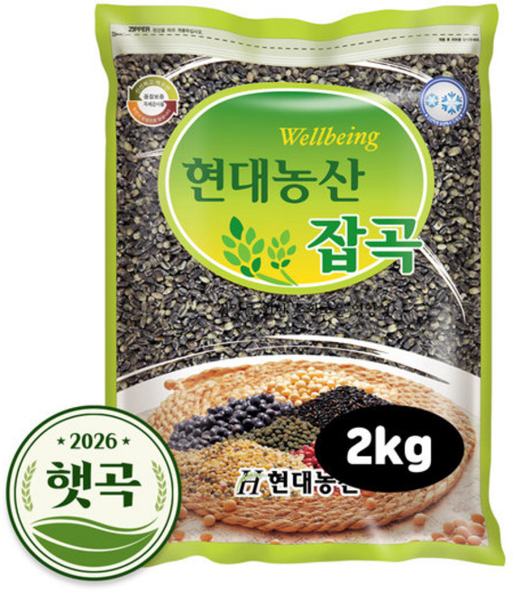 2026년 햇곡 국산 흑보리 2kg 검정보리, 1개