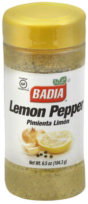 바디아 레몬 페퍼 시즈닝 184g - 케이스당 12개 Badia Lemon Pepper Seasonings 6.5 Ounce - 12 per case, 1개, 2.307kg