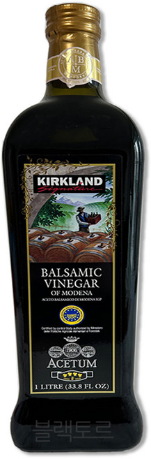 커클랜드 발사믹 식초 모데나 비니거 포도 샐러드드레싱 코스트코, 1L, 1개