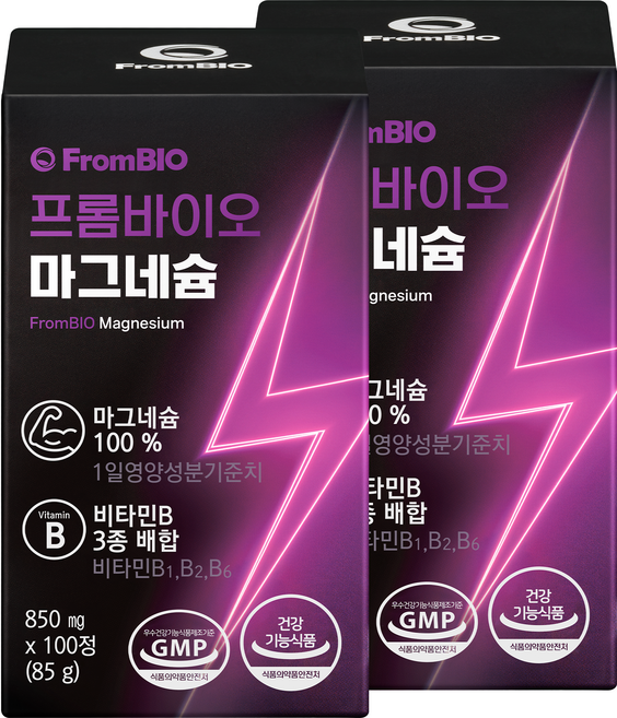 프롬바이오 마그네슘, 100정, 2개
