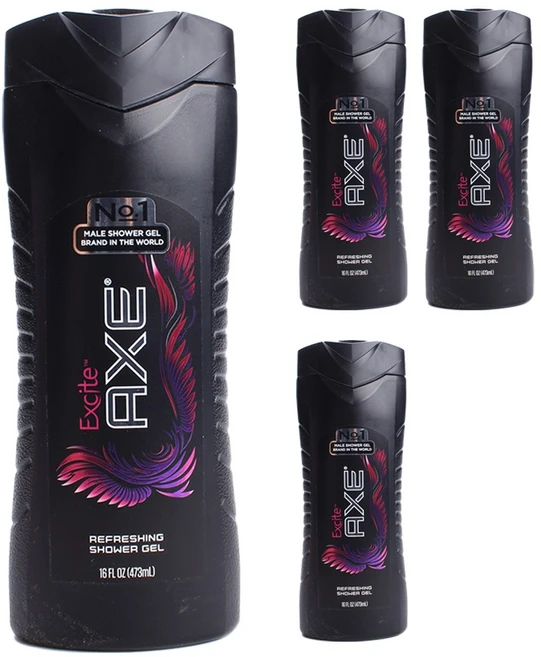 액스 리프레싱 샤워 젤, 4개, 473ml - 쿠팡