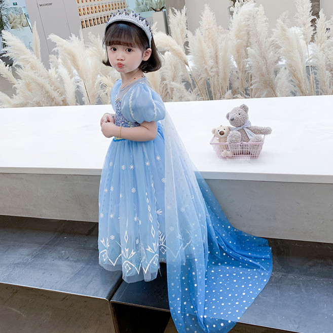 겨울왕국 엘사 고급드레스 공주 원피스