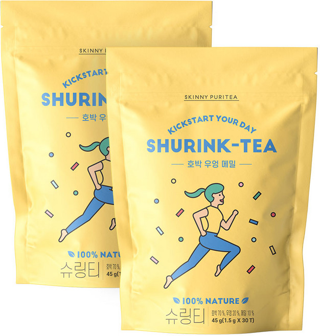 스키니퓨리티 슈링티 호박 우엉 메밀, 1.5g, 30개입, 2개