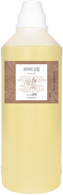 피마자오일 피마자유 캐스터오일 아주까리기름, 1L, 1개