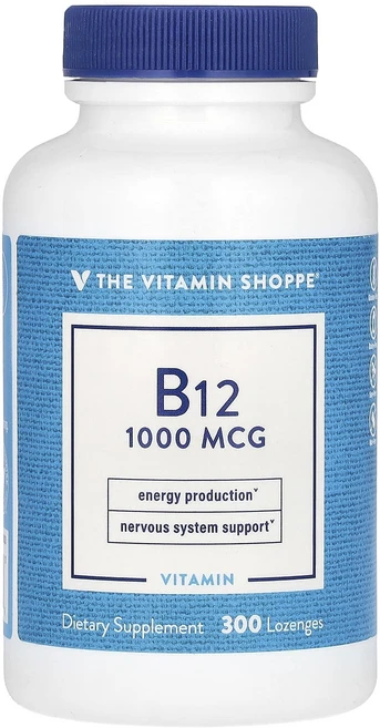 몸관리하세요 겨울입니다 The Vitamin Shoppe B12 1000mcg 사탕 정제 300정 특별관리진행, TheVitaminShoppeB121000mcg사탕정제, 1개 - 쿠팡