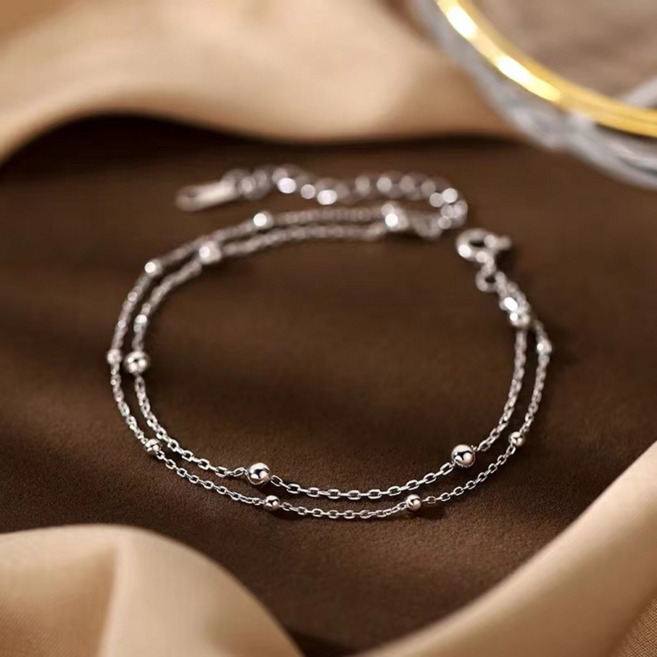 후라이쥬얼리 여성용 이중 볼 팔찌