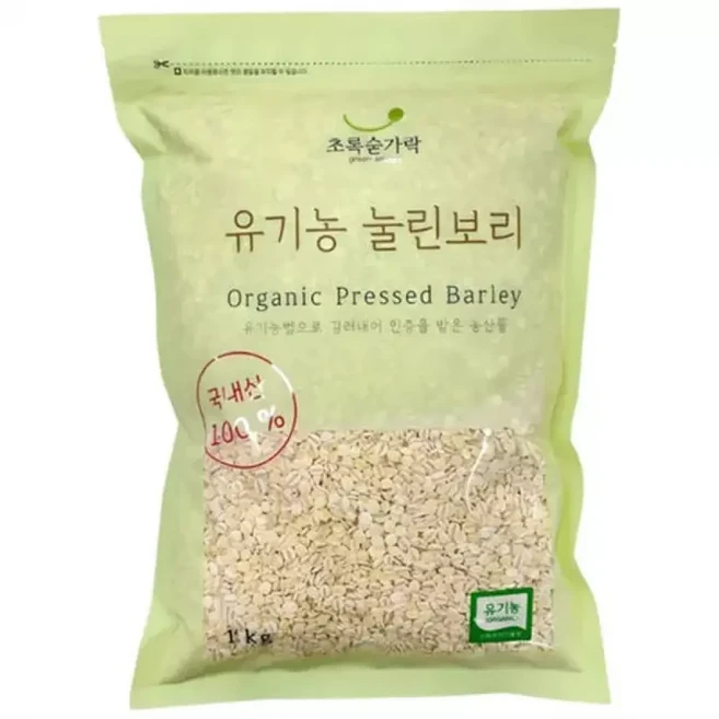 초록숟가락 눌린보리쌀 1kg, 1개