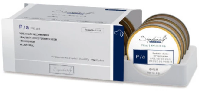 시그니처바이 처방식 강아지 P/a pa 캔 30g x 8개+2개, 투약보조, 10개 - 쿠팡
