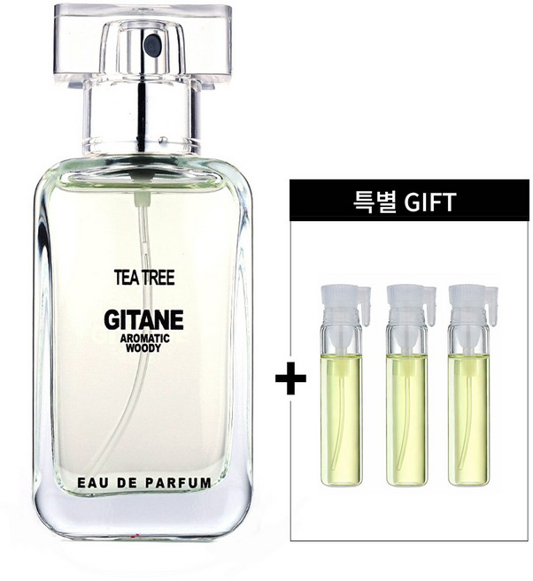 티트리 [아로마틱 우디 내츄럴한 대자연의 향취 명품 니치 오드퍼퓸 향수 32ML 바이알 1ML병 3개 추가], 150g, 1개