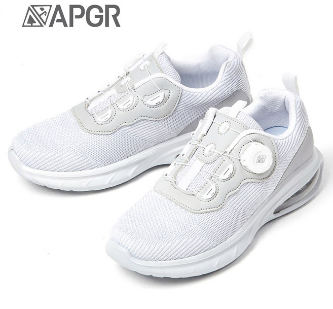 APGR 남녀공용 다이얼 에어 워킹화 발편한 쿠션 런닝화 경량 트레킹화 운동화 ID01