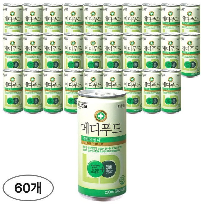메디푸드 경관식 엘디 200ml x 30캔, 60개