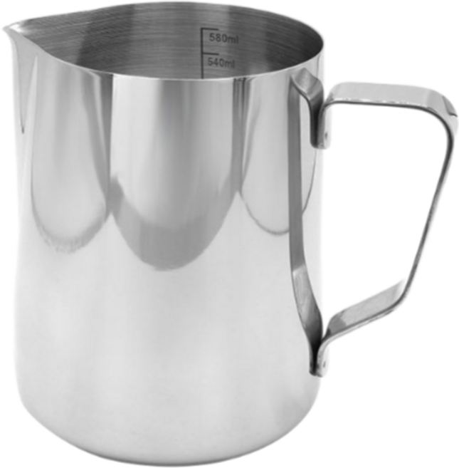 카페마스터 스텐 우유 눈금 스팀피쳐 밀크저그, 1개, 350ml