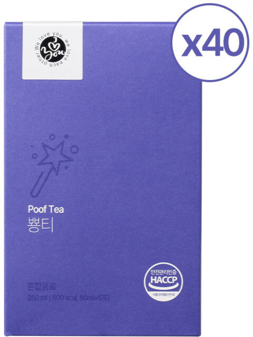 옹쌔므옹땜 뿅티 50ml*5포 40박스, 5회분