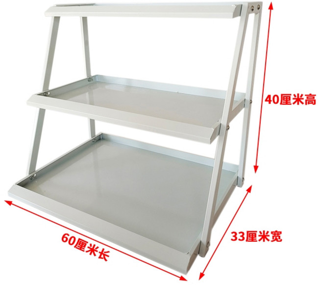 간식 진열대 미니매대 편의점 선반 과자 약국 팬트리 카운터 껌 스낵 사탕, (화이트) 60 x 33 x 40