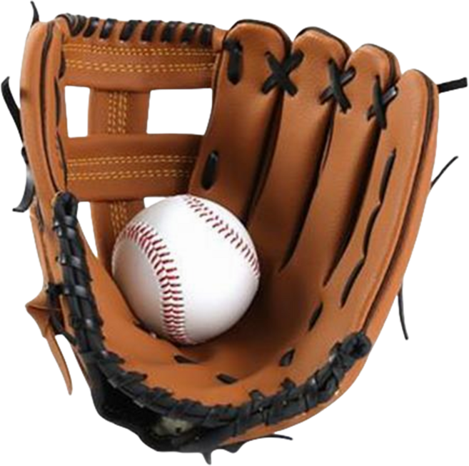 청소년/성인용 포수 투수글러브 왼손용 내마모성 두텁게 연습용 경기용 야구글러브 돈피, 1개