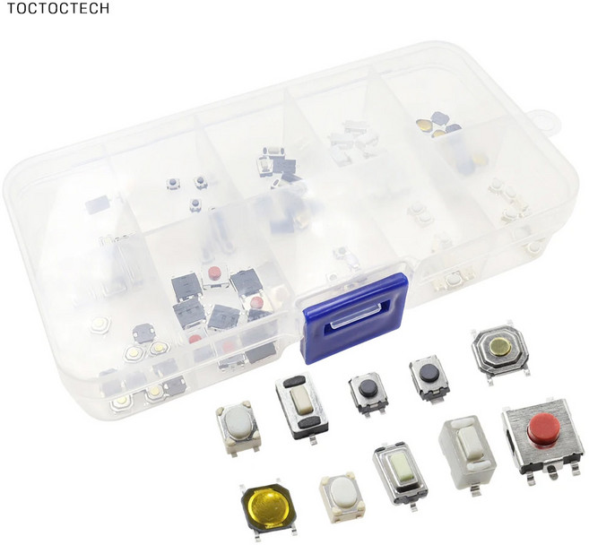 자동차 푸쉬버튼 택트스위치 100P 키트 PCB, 1개