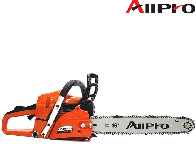 최신형 올프로 엔진톱 NSK-240 경량형 16인치 고출력 체인톱 기계톱 가정용 벌목, 1세트