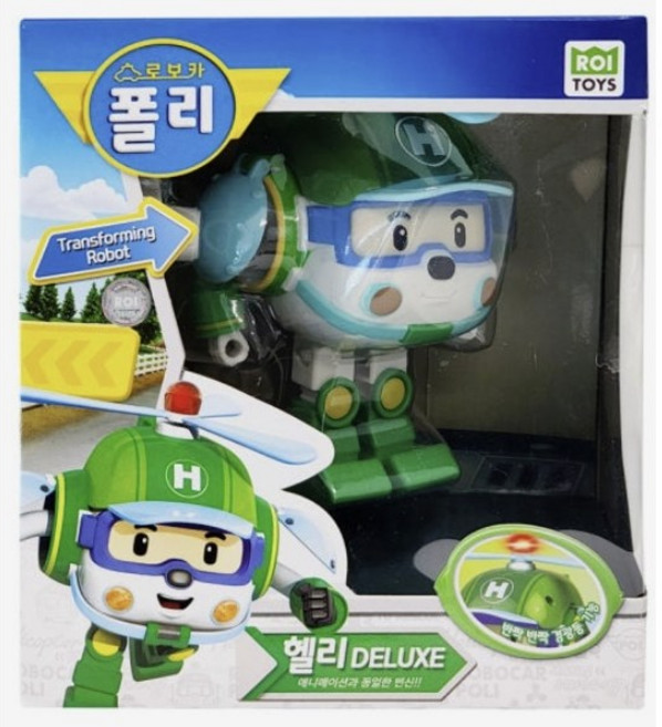 로이토이즈 로보카폴리 디럭스 헬리 변신로봇, 혼합색상, 1개