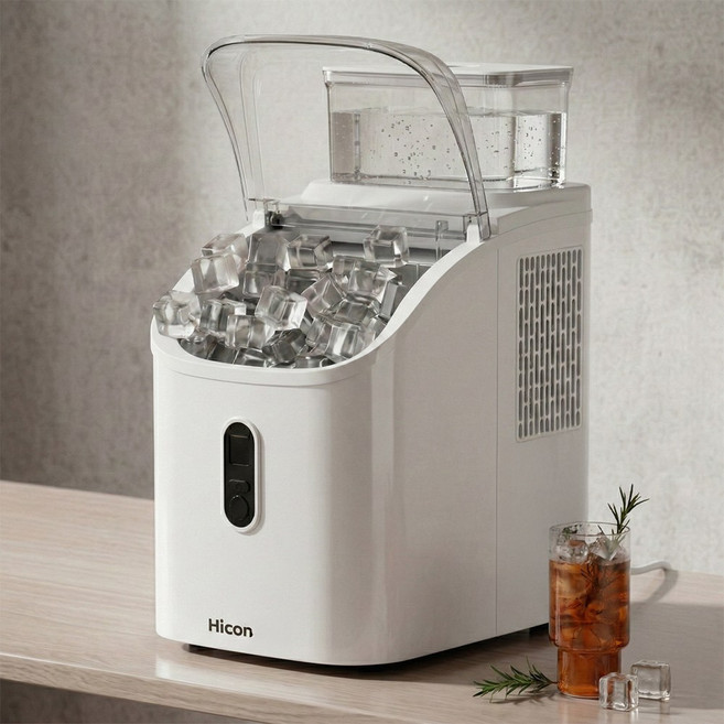 큐브잇 사각얼음 제빙기 급속냉각 사무실 가정용 아이스메이커, WHT-26