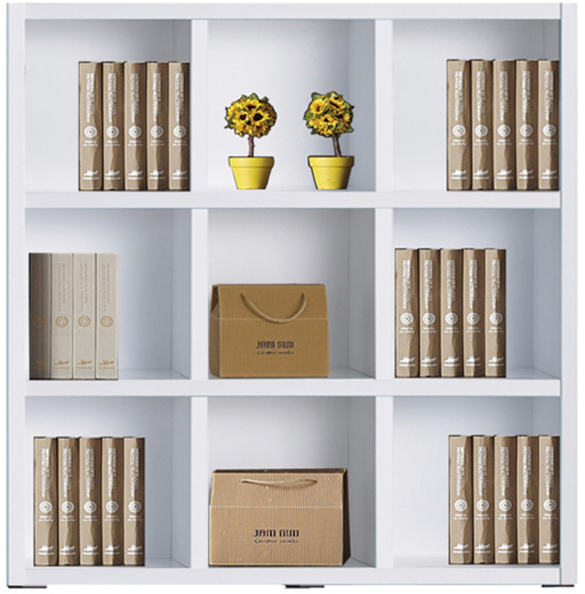 예뫼솔 제이스36T 3단/5단-1200.800.600.400책장 책꽂이 수납장 진열장, 3단-1200책장-화이트