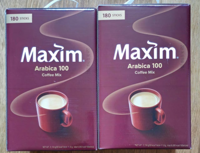 맥심 아라비카 100 커피믹스, 11.8g, 180개입, 2개