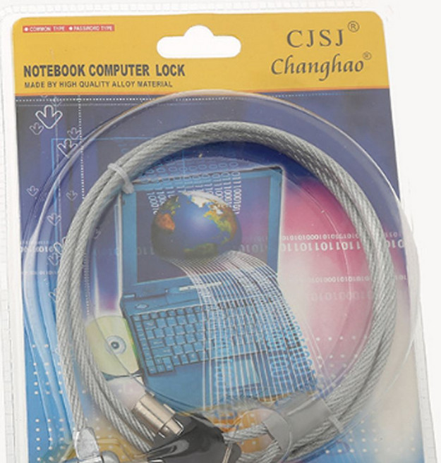 티놀지 노트북 잠금장치 열쇠형 TCH-901 [WAD9389], 1개