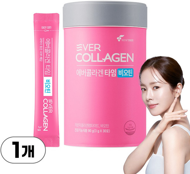 에버콜라겐 타임 비오틴, 90g, 1개