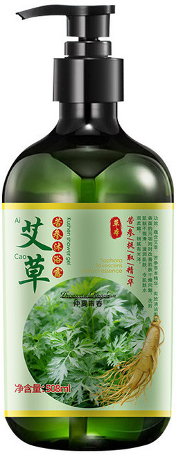 仲夏青春艾草苦參沐浴露, 1個, 508ml