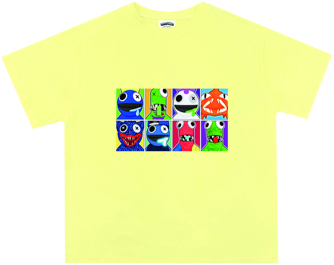 [나노핏키즈]로블록스 친구들 레몬 반팔티셔츠