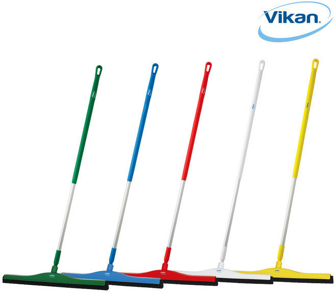 리빙오도르 [바이칸] 일반 고무 바닥스퀴지 + 알루미늄 봉 세트, 400mm, 1개