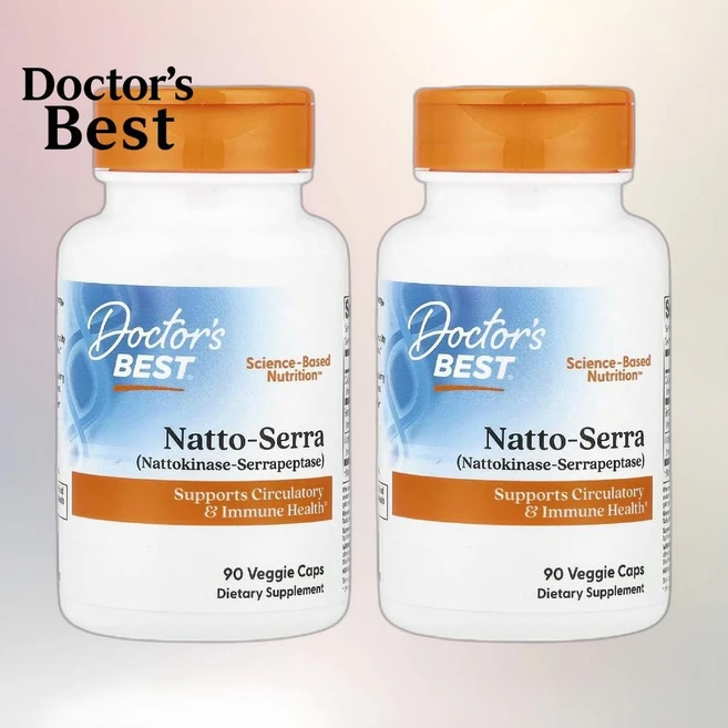 닥터스 베스트 Natto-Serra 베지 캡슐 90정 2병 - 쿠팡